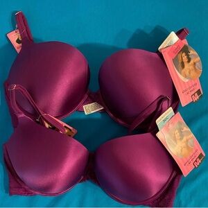 NWT Maidenform Ultimate Push Up Bras bundle  36C